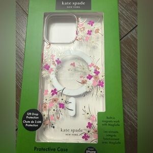 New in box kate spade Floral Clear iPhone 16 ProMax Case